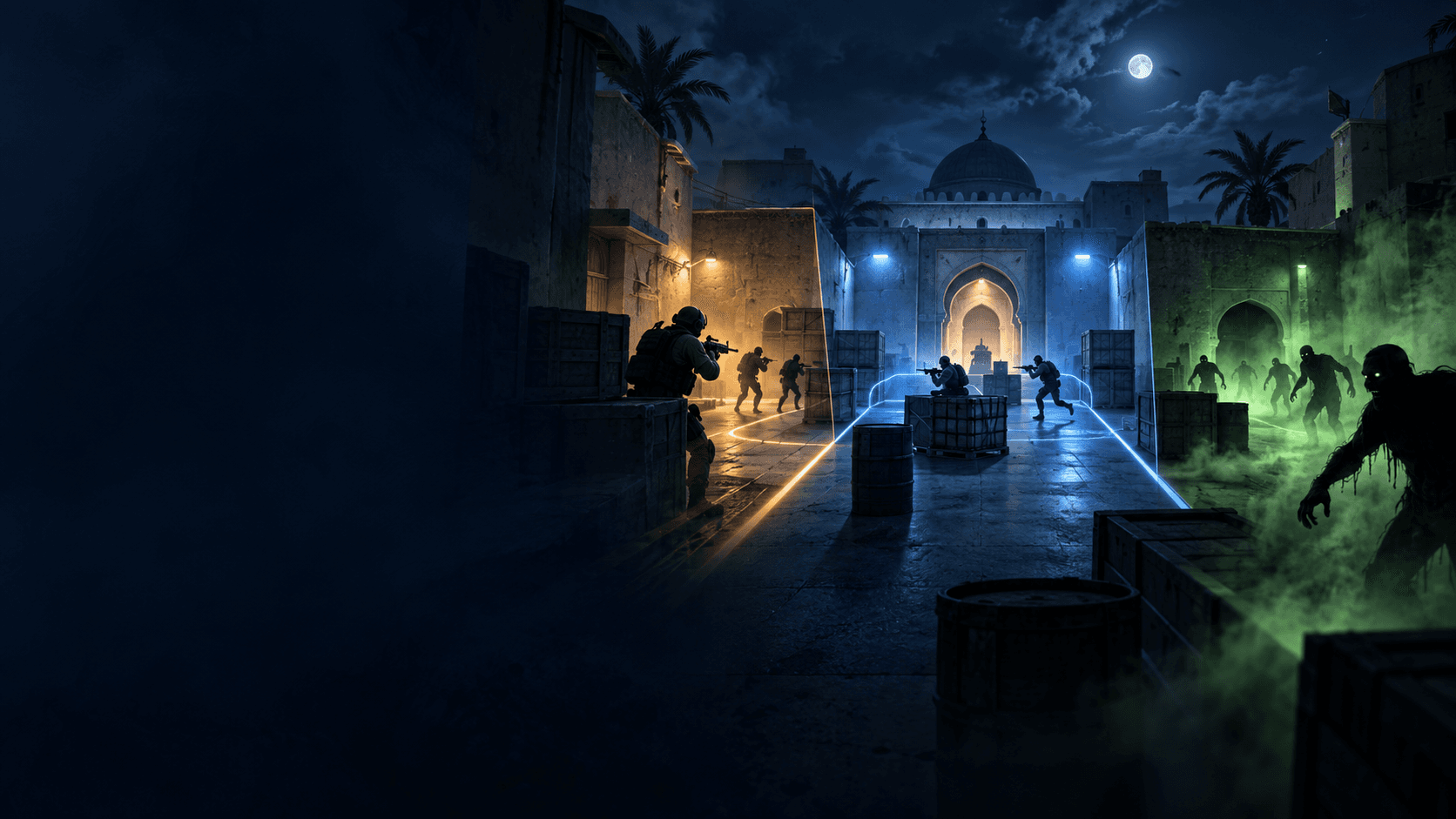 Игровой сервер Counter-Strike Source: три режима — классический паблик, Deathmatch и Zombie